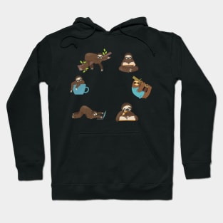 a Sloth Life Cycle Hoodie